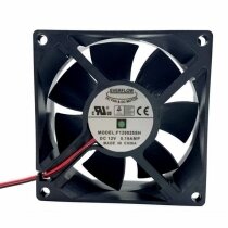 EVERFLOW F128025SH DC 12V 0.19A 2 Wires / 3 Wires / 4 Wires Axial Cooling Fan