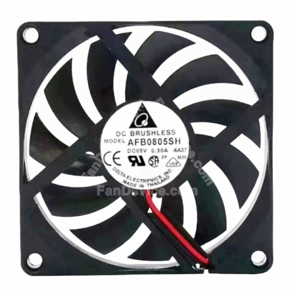 Delta AFB0805SH DC 5V 0.30A 8010 Axial Brushless Cooling Fan
