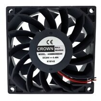 CROWN AGB09225B24H DC 24V 0.45A 9225 Axial Ball Bearing Cooling Fan