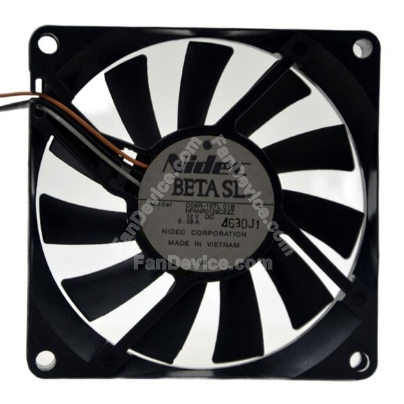 Nidec D08R-12TL 01B DC 12V 0.06A 8015 Axial Cooling Fan