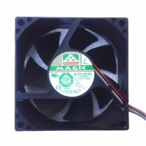 MAGIC MGT8012ZR-W25 DC 12V 0.54A 4 Wires Axial Cooling Fan