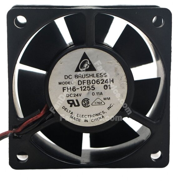 Delta DFB0624H DC 24V 0.11A 6025 Axial Brushless Cooling Fan