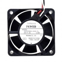 NMB 06025MA-24Q-CL DC 24V 0.36A 2 Wires / 3 Wires Axial Cooling Fan