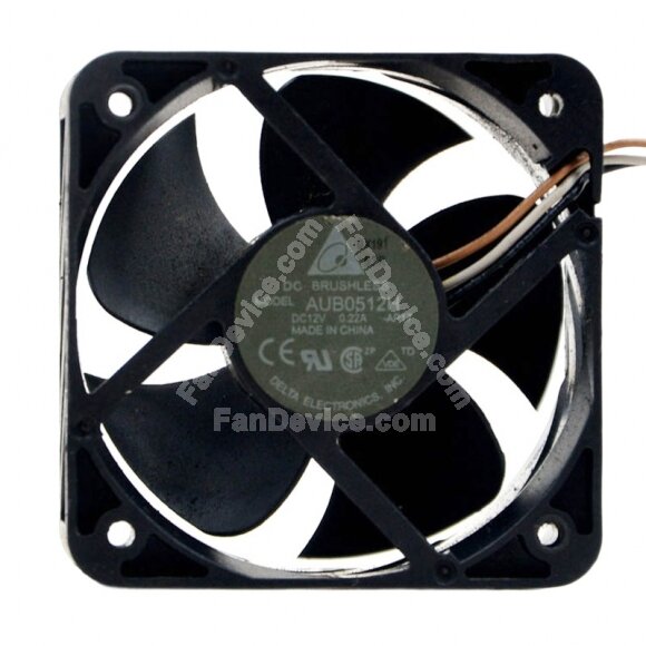 Delta AUB0512H DC 12V 0.22A 5025 Axial Brushless Cooling Fan
