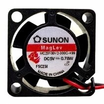 Sunon MC20100V2-000C-A99 DC 5V 0.78W 2 Wires Axial Cooling Fan