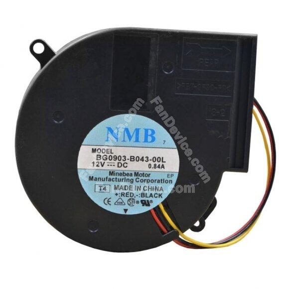 NMB BG0903-B043-00L DC 12V 0.84A 3 Wires Blower Cooling Fan