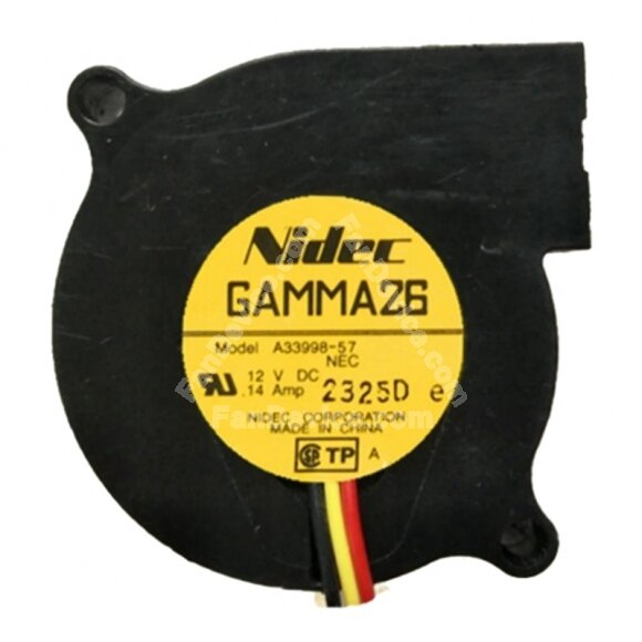 Nidec GAMMA26 A33998-57 DC 12V 0.14Amp 5015 Blower Cooling Fan
