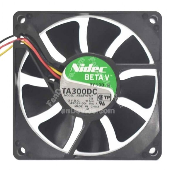 Nidec TA300DC A33375-57 DC 12V 0.16Amp 8020 Axial Cooling Fan