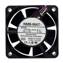 NMB-MAT 2410ML-04W-B19 DC 12V 0.10A 6025 Axial Cooling Fan