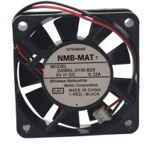 NMB-MAT 2406KL-01W-B29 DC 5V 0.12A 6015 Axial Cooling Fan