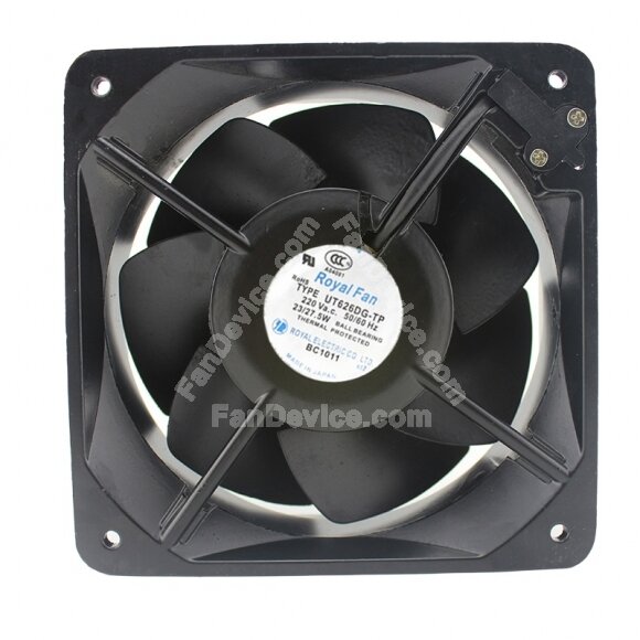 Royal Fan UT626DG-TP AC 220V 23/27.5W 16055 Axial Ball Bearing Cooling Fan