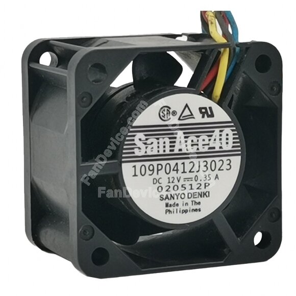 Sanyo Denki San Ace 40 109P0412J3023 DC 12V 0.35A 4028 Axial Cooling Fan