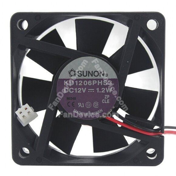 Sunon KD1206PHS3 DC 12V 1.2W 6015 Axial Cooling Fan