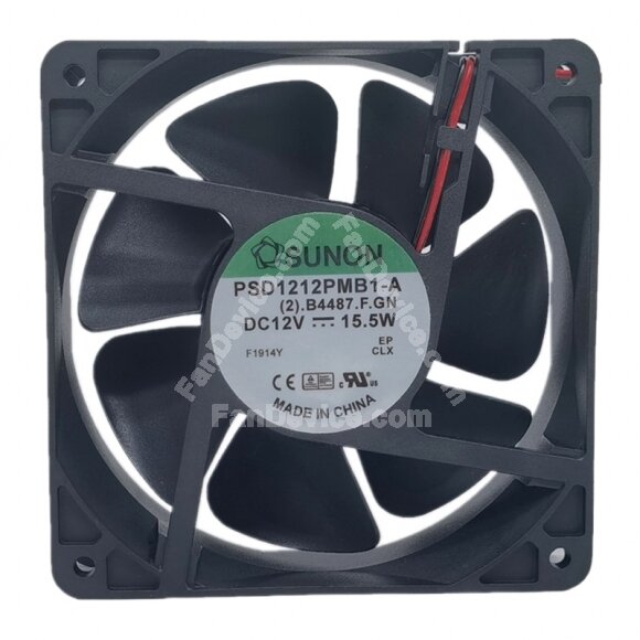 Sunon PSD1212PMB1-A (2).B4487.F.GN DC 12V 15.5W 12038 Axial Cooling Fan