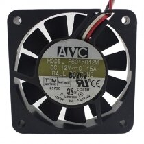 AVC F6015B12M DC 12V 0.15A 6015 Ball Bearing Axial Cooling Fan