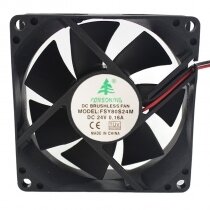 FONSONING FSY80S24M DC 24V 0.16A 8025 Brushless Axial Cooling Fan