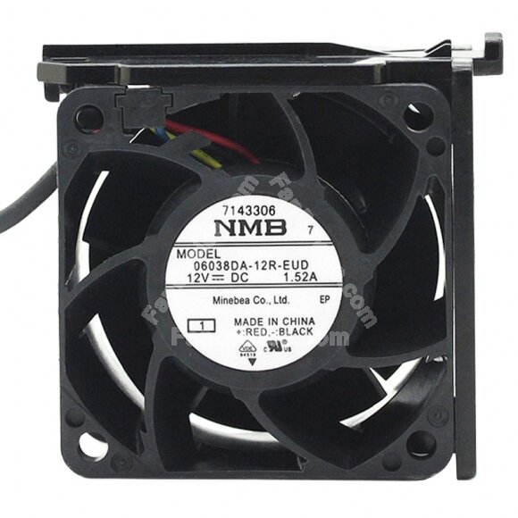 NMB 06038DA-12R-EUD DC 12V 1.52A 6038 Axial Cooling Fan