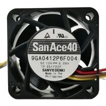 Sanyo Denki 9GA0412P6F004 DC 12V 0.08A 4020 Axial Cooling Fan