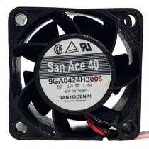 Sanyo Denki 9GA0424H3003 DC 24V 0.16A 4028 Axial Cooling Fan