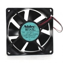 Nidec D08A-24PH DC 24V 0.07A 2 Wires Axial Cooling Fan