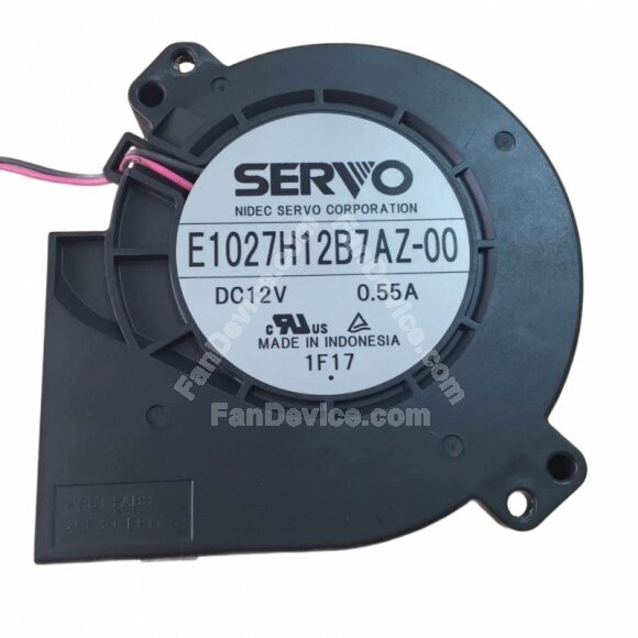 Servo E1027H12B7AZ-00 DC 12V 0.55A 9727 Blower Cooling Fan