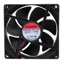 Sunon PE92252B1-000C-A99 DC 24V 5.28W 2 Wires Axial Cooling Fan