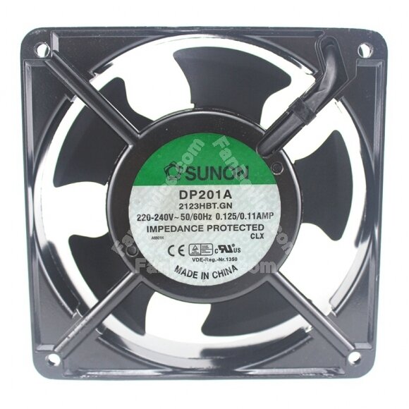 Sunon DP201A 2123HBT.GN AC 220-240V 0.125/0.11AMP 12038 Axial Cooling Fan