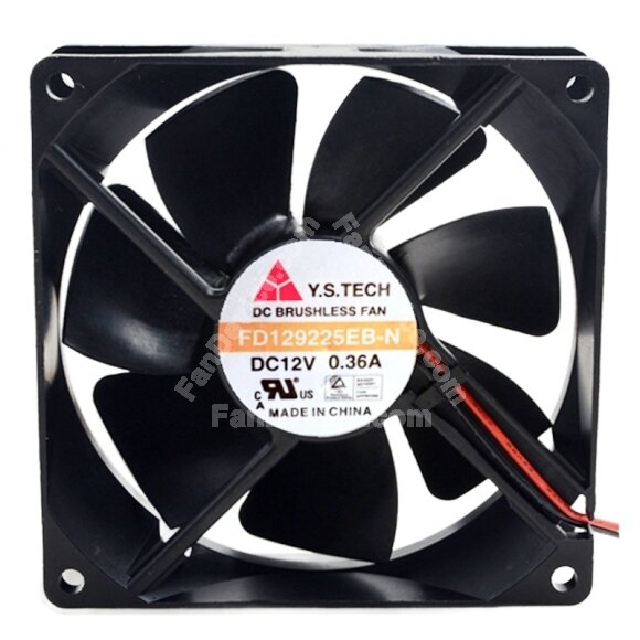 Y.S.TECH FD129225EB-N 12V 0.36A 9225 DC Brushless Axial Cooling Fan