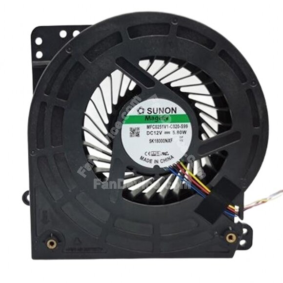 Sunon Maglev MFC0251V1-C020-S99 DC 12V 5.80W Laptop Cooling Fan