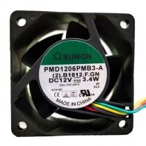 Sunon PMD1206PMB3-A DC 12V 3.4W 2 Wires / 3 Wires / 4 Wires Axial Cooling Fan