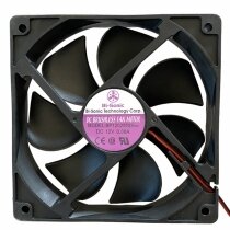Bi-Sonic BP1202512HC1 DC 12V 0.38A 2 Wires Brushless Axial Cooling Fan