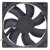 COLORFUL CF-1212025MB DC 12V 0.28A 2 Wires Brushless Axial Cooling Fan