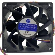 GPD12038B12DN DC 12V 2.8A 4 Wires Brushless Axial Cooling Fan