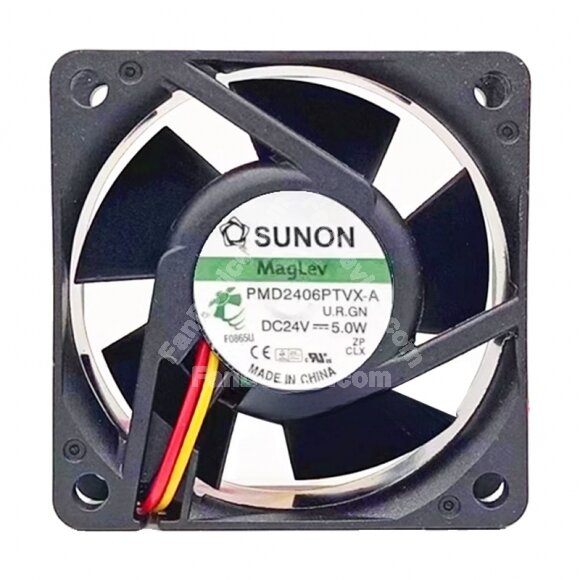 Sunon PMD2406PTVX-A DC 24V 5.0W 2 Wires / 3 Wires Axial Cooling Fan