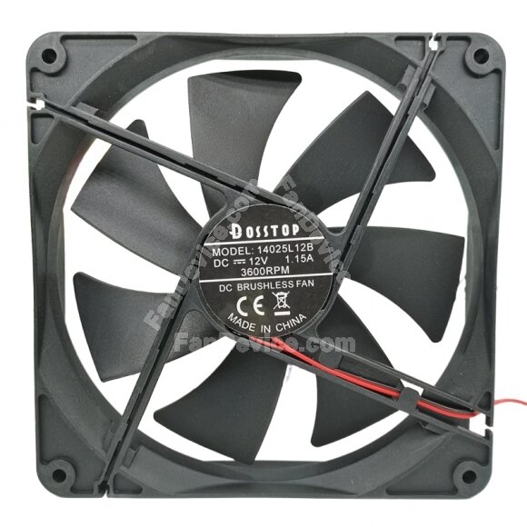 DOSSTOP 14025L12B DC 12V 1.15A 14025 Brushless Axial Cooling Fan