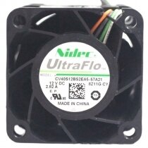 Nidec UltraFlo CV40S12BS2EA5-57A21 DC 12V 2.82A 8 Wires Axial Cooling Fan