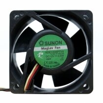SUNON KDE1206PTV4 DC 12V 0.8W 3 Wires Axial Cooling Fan