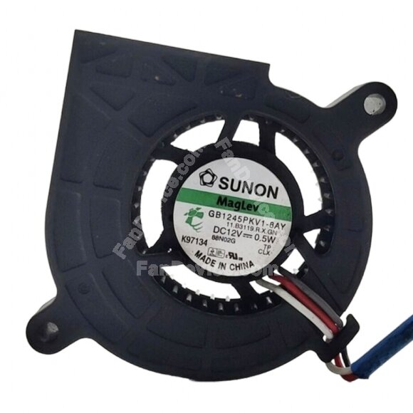 Sunon GB1245PKV1-8AY DC 12V 0.5W 3 Wires Blower Cooling Fan