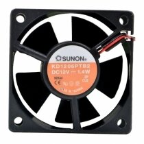 SUNON KD1206PTB2 DC 12V 1.4W 2 Wires Axial Cooling Fan