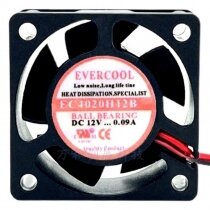 EVERCOOL EC4020H12B DC 12V 0.09A 4020 Ball Bearing Axial Cooling Fan