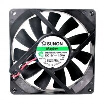 Sunon ME80151V3-000U-A99 DC 12V 1.08W 2 Wires Axial Cooling Fan
