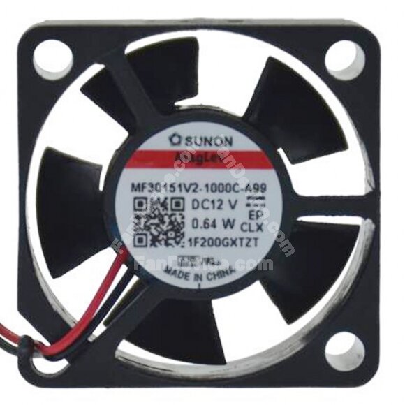 Sunon Maglev MF30151V2-1000C-A99 DC 12V 0.64W 3015 Axial Cooling Fan