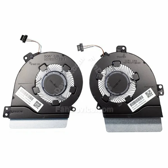 CPU & GPU Fan for HP 15-CS TPN-Q208 L40620-001 L40619-001
