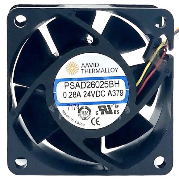 AAVID PSAD26025BH-A379 DC 24V 0.28A 2 / 3 Wires Axial Cooling Fan