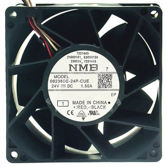 NMB 09238DE-24P-CUM 24V 1.50A 4 Wires Waterproof Axial Fan