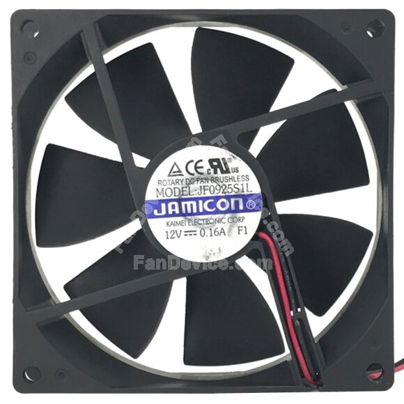 JAMICON JF0925S1L 12V 0.16A DC Brushless Cooling Fan