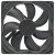XQF XQF12025HBL 24V 0.40A 2 Wires Brushless Cooling Fan