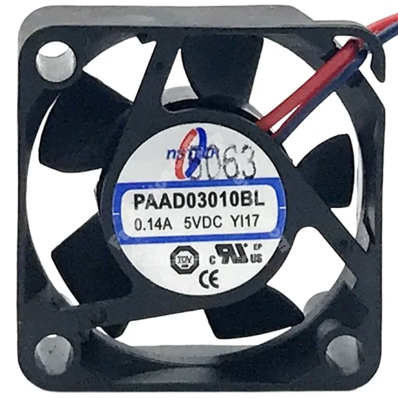 NSTECH PAAD03010BL 5V 0.14A 2 Wires Axial Cooling Fan