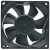 SNOWFAN Y-Y 8025H12S 12V 0.25A 2 / 4 Wires Cooling Fan