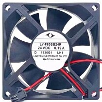 LINGYOU LY-F80SB24R 24V 0.19A 2 / 3 Wires Cooling Fan